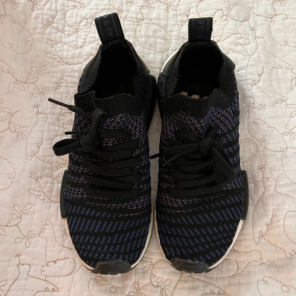 Adidas NMD R1 STLT PK Black, Pink, Blue ✨ - Picture 2 of 6
